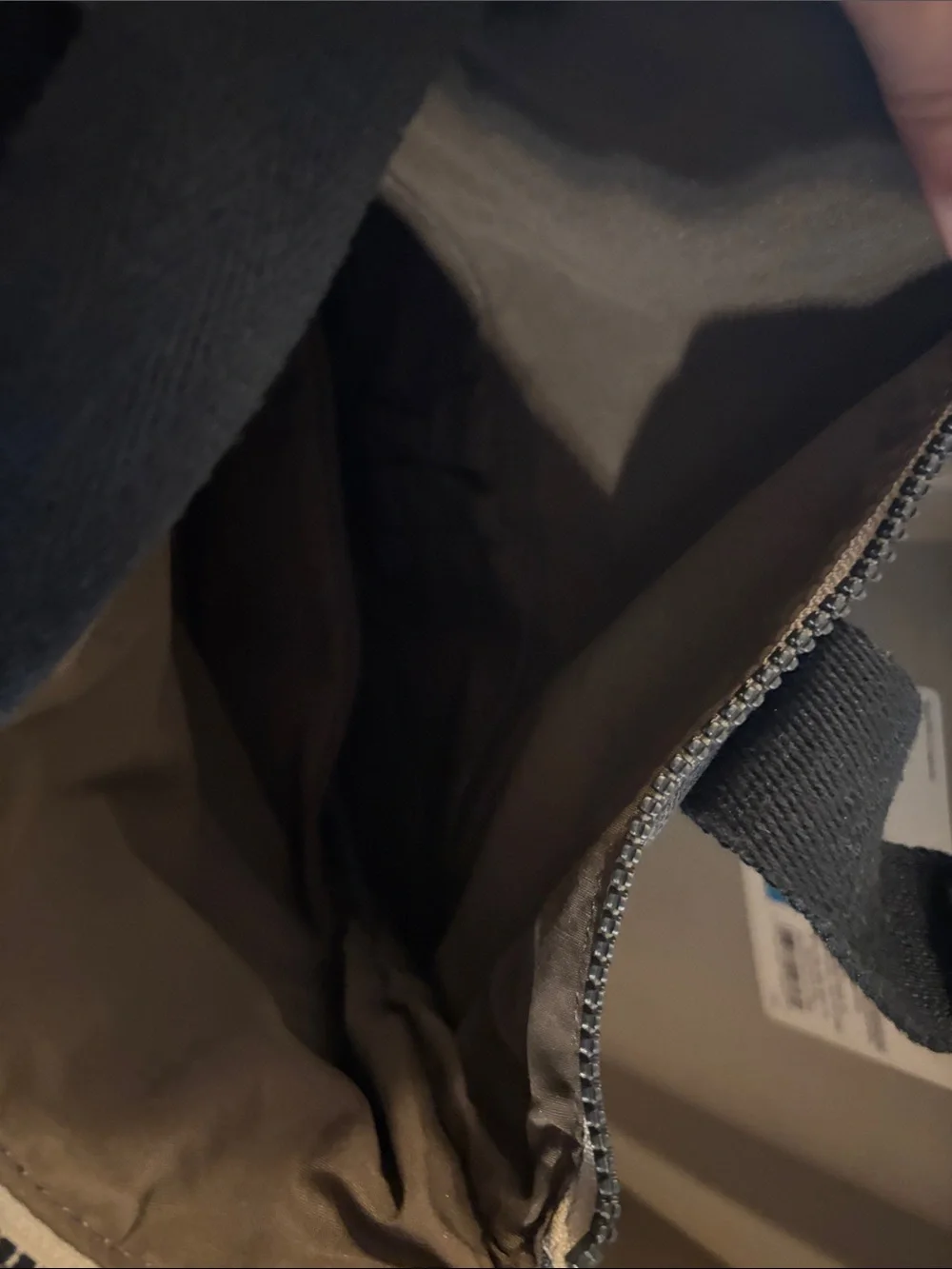 Kipling Charcoal Gray Canvas Backpack with Front Zip Pocket